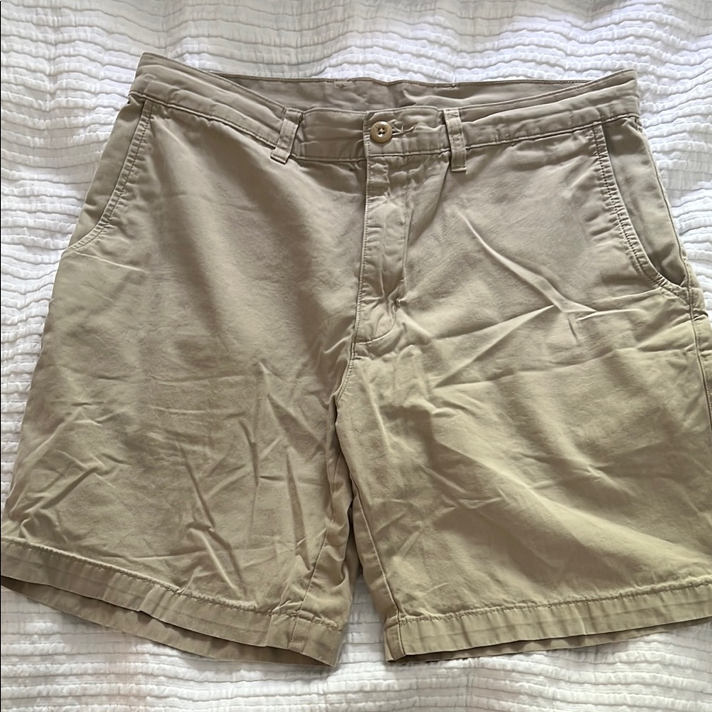 Patagonia Khaki Flat Front Shorts
